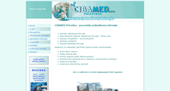 Desktop Screenshot of cibamed.sk
